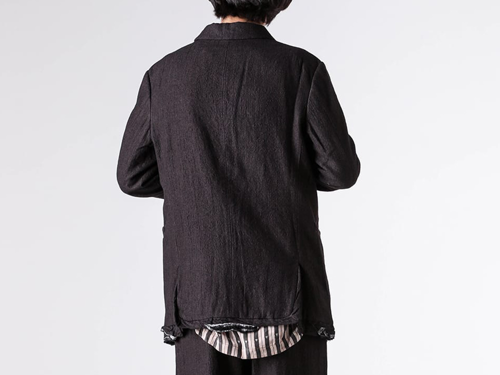 ZIGGY CHEN(ジギーチェン) - 25-26AW - ジャケット - Creased Hem Three Button Blazer （Black） - 0M2530912 1-002