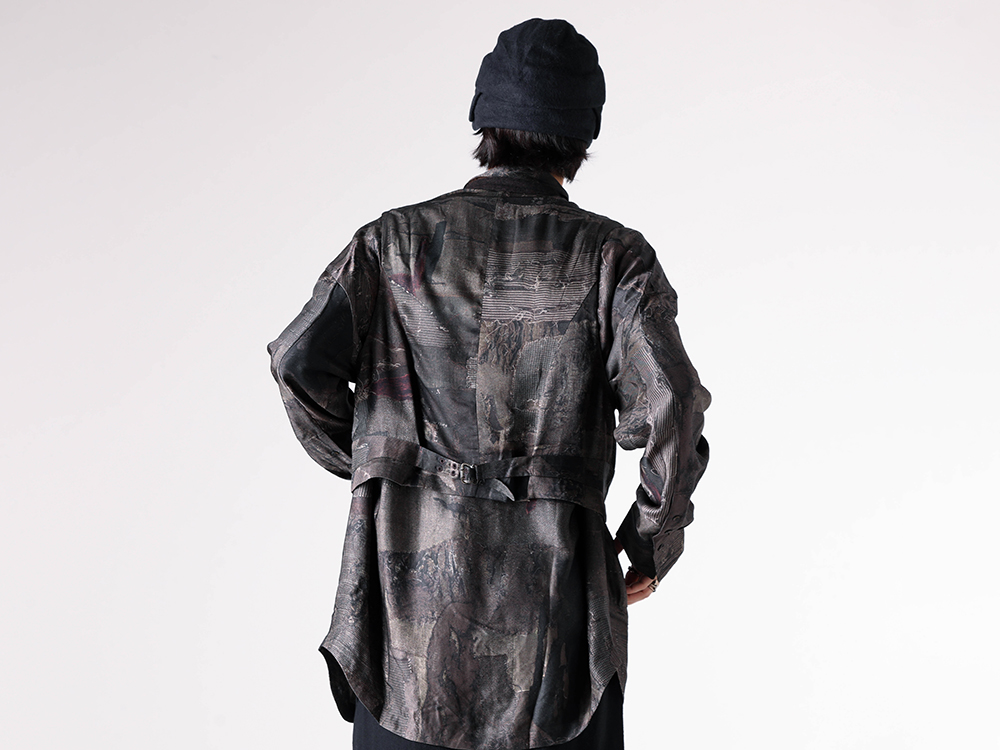 ZIGGY CHEN(ジギーチェン) - 25-26AW  - シャツ・ベスト - Asymmetric Patchwork Vest （Gray） - 0M2530110 2-0018