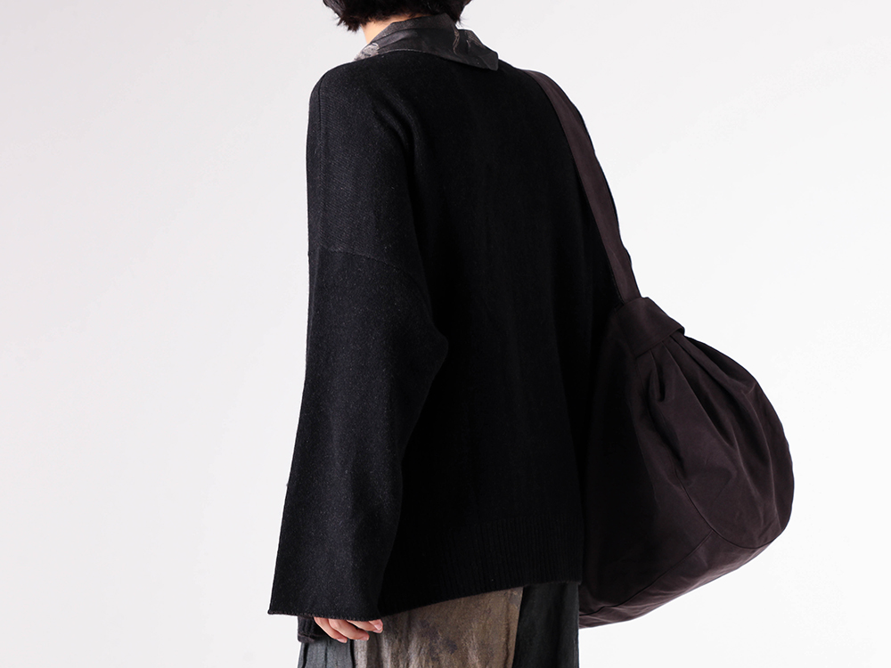 ZIGGY CHEN(ジギーチェン) - 25-26AW - カーディガン・セーター - Crew-Neck Cardigan （Black） - 0M2532501 3-002