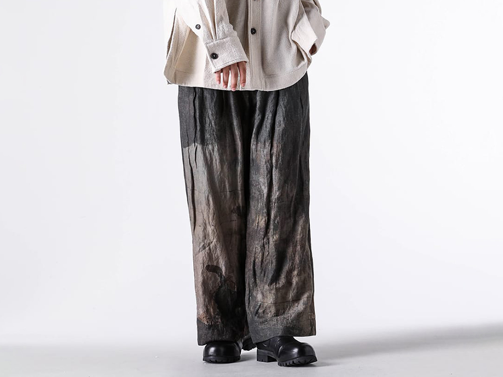 ZIGGY CHEN(ジギーチェン) - 25-26AW - パンツ - Digital Print Straight-Leg Trousers （Multi） - 0M2530514 4-001