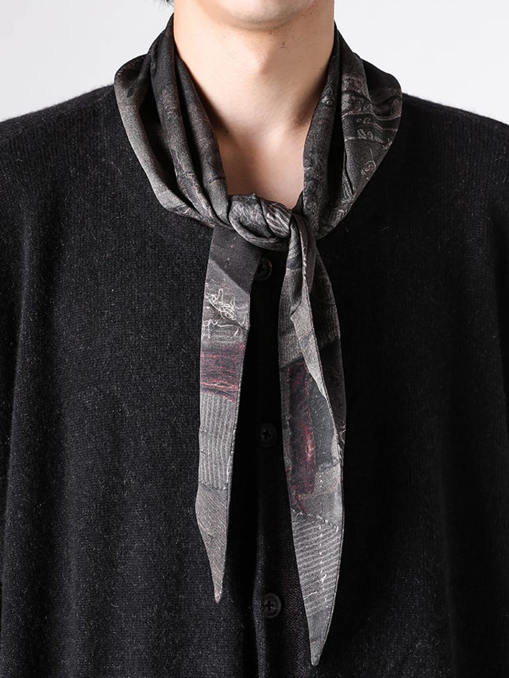 ZIGGY CHEN(ジギーチェン) - 25-26AW - スカーフ・ハンカチーフ - Digital Print Triangle Handkercheif （Multi） - 0M2535008 5-002