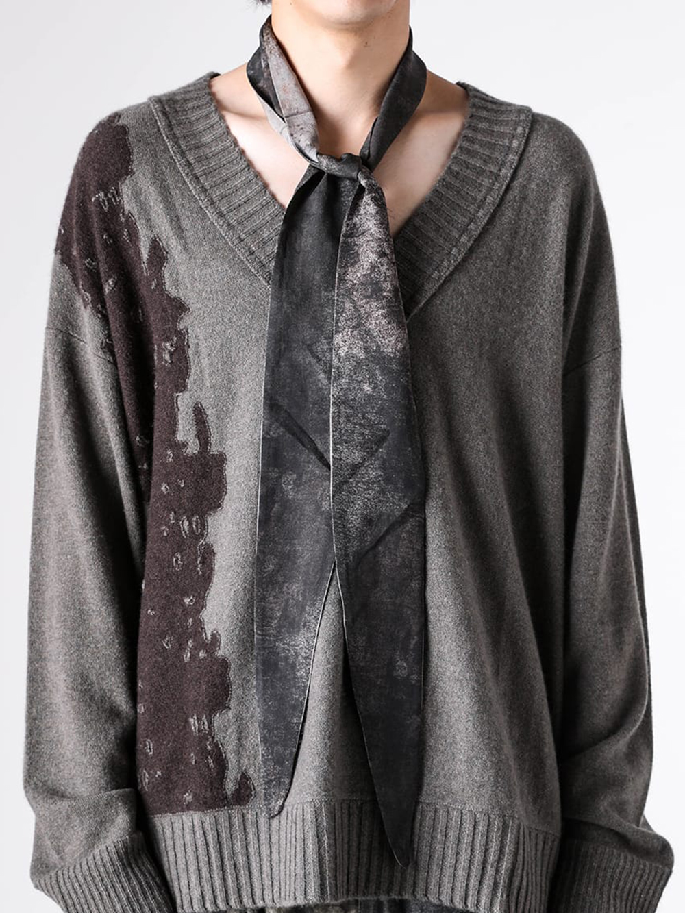 ZIGGY CHEN(ジギーチェン) - 25-26AW - スカーフ・ハンカチーフ - Digital Print Silk Scarf （Multi） - 0M2535011 5-004