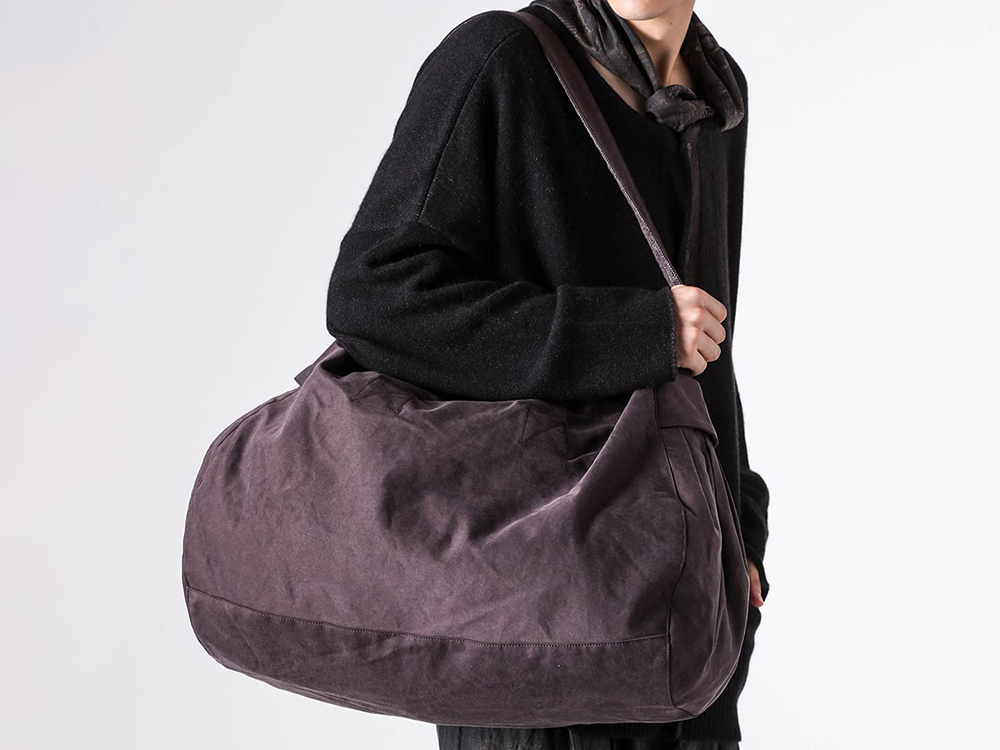 ZIGGY CHEN(ジギーチェン) - 25-26AW - バック - Newsboy Bag （Grey） - 0M2534016 7-002