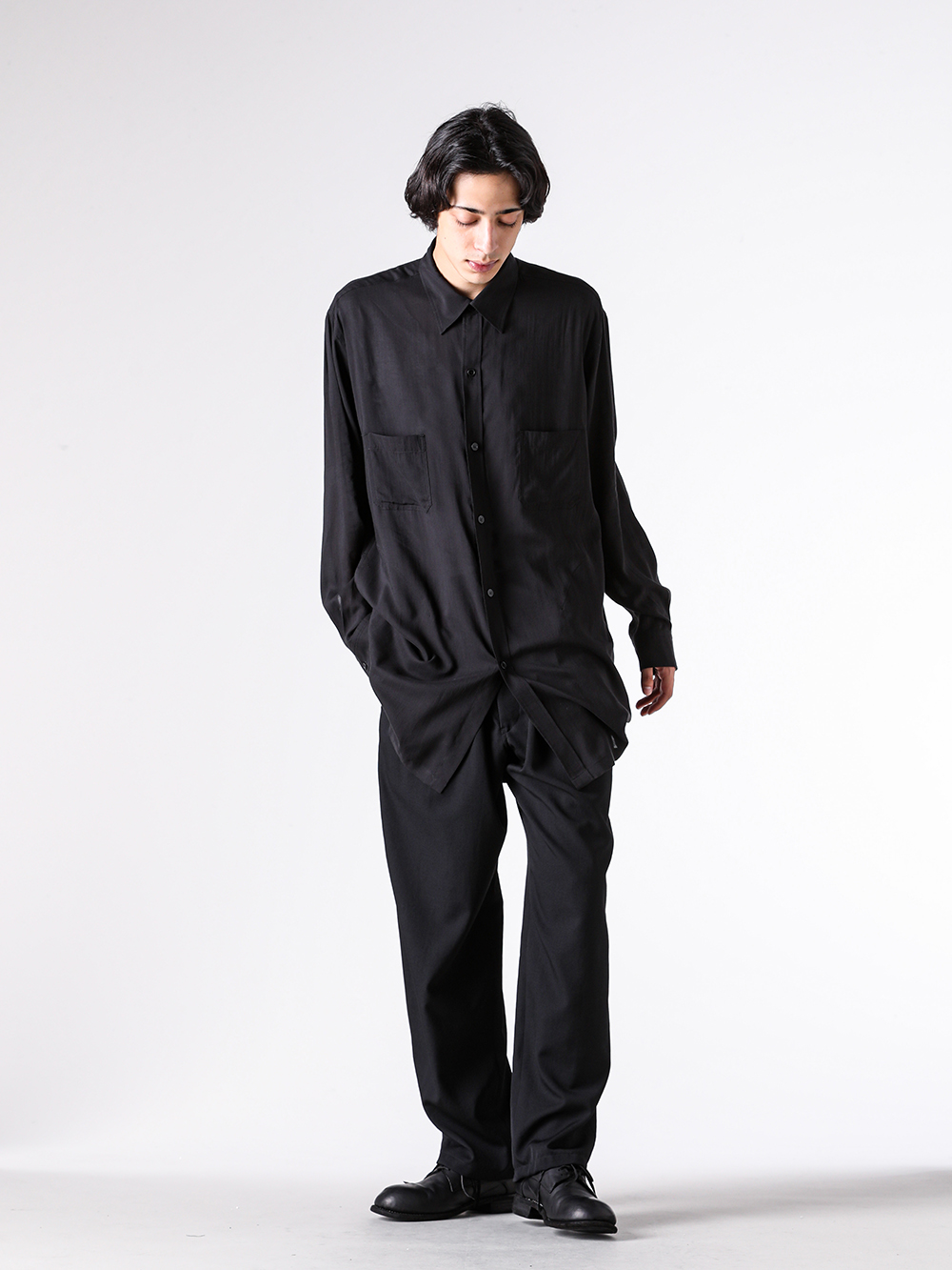 Yohji Yamamoto POUR HOMME - 25-26AW - Shirt - 品番+商品名3-1 - 品番+商品名3-2 - 品番+商品名3-3 - 品番+商品名3-4 3-003