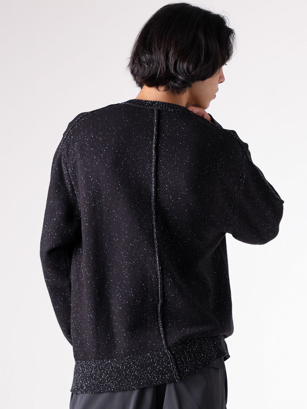 IRENISA - 25AW Styling - IRENISA 25-26AW New Arrivals - IH-25FW-K023 Cotton-Blend Knit Pullover 1-002