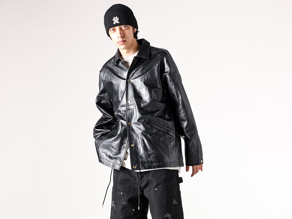 ジャケット・アウター cislys leather coach jacket COACH® | Moto Jacket