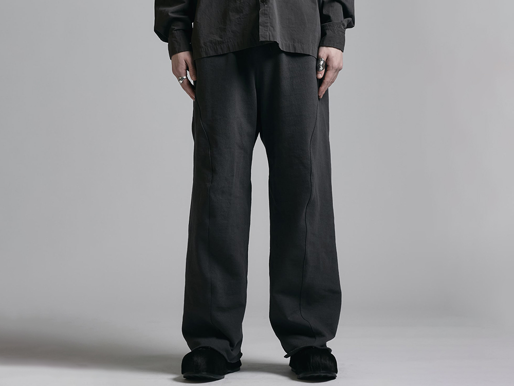 The Viridi-anne - 25-26AW  - Pants - Heavyweight Sweat Wide Pants （GRAY） - VI-3924-04 2-003