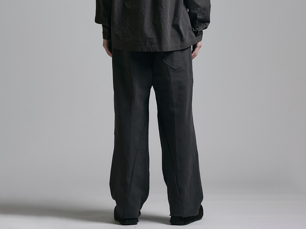 The Viridi-anne - 25-26AW  - Pants - Heavyweight Sweat Wide Pants （GRAY） - VI-3924-04 2-004