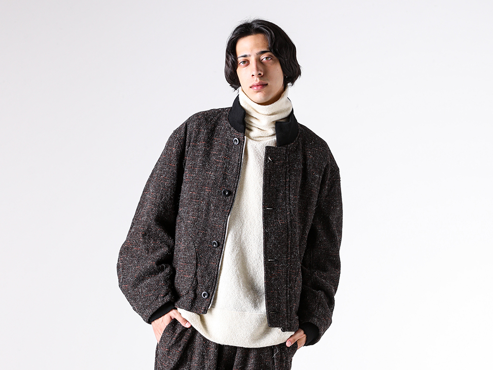 KLASICA(クラシカ) - 25-26AW - 複数のアーキタイプを融合させたブルゾン - Volume sleeve tankers Blouson (25F-TNK- A03) - Volume Turtle Neck (25F-TTL-H41) 1-001