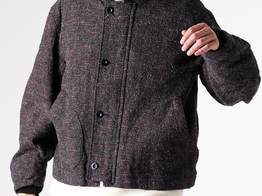 KLASICA(クラシカ) - 25-26AW - 複数のアーキタイプを融合させたブルゾン - Volume sleeve tankers Blouson (25F-TNK- A03) - Volume Turtle Neck (25F-TTL-H41) 1-002