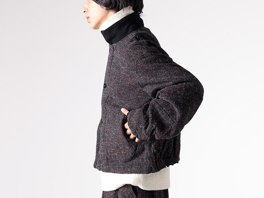 KLASICA(クラシカ) - 25-26AW - 複数のアーキタイプを融合させたブルゾン - Volume sleeve tankers Blouson (25F-TNK- A03) - Volume Turtle Neck (25F-TTL-H41) 1-003