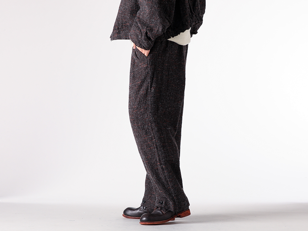 KLASICA(クラシカ) - 25-26AW  - 下半身 - Bias Tuck Strings Tapered TRS (25F-TRS-A06) - Derby Shoes：LIMITED EDITION (GR02_BCL) 2-003