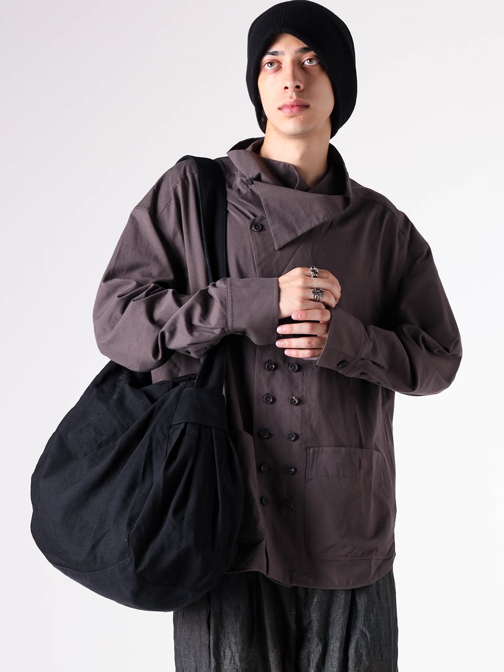 ロスインゴジャケット ZIGGY CHEN 25-26AW ハイネックシャツジャケット アーティ