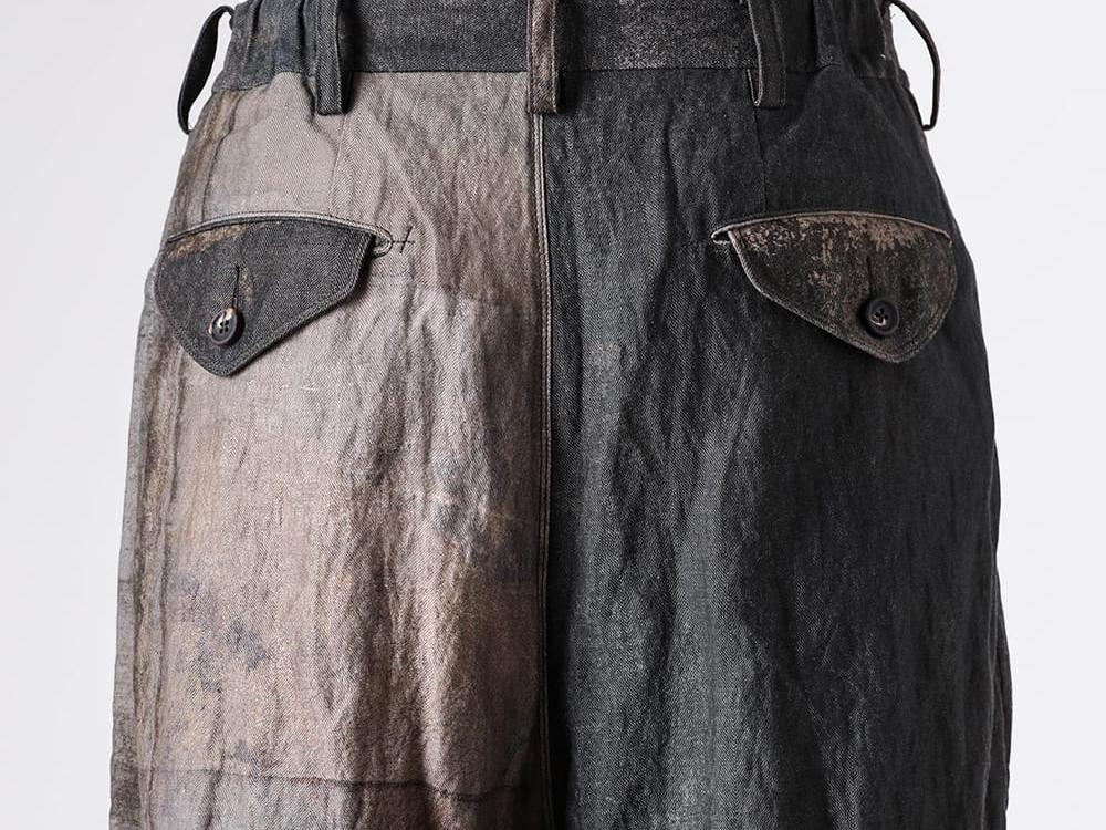 ZIGGY CHEN - 25AW  - Wide-leg trousers with an artistic design - 0M2530514 - Digital Print Straight-Leg Trousers - 0M2513001 - Chelsea Derby Shoes 2-007