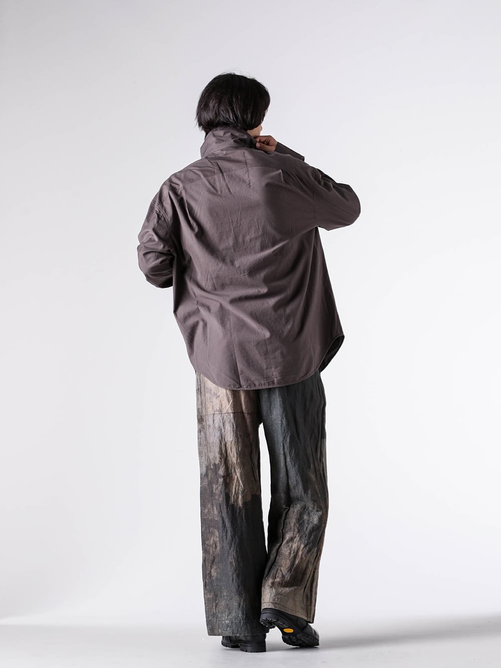 ZIGGY CHEN 25-26AW ハイネックシャツジャケット アーティ