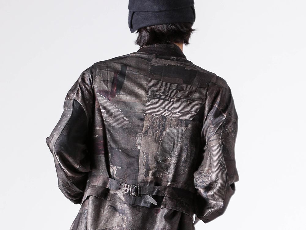 ZIGGY CHEN 25-26AW アシンメトリーパッチワークベスト