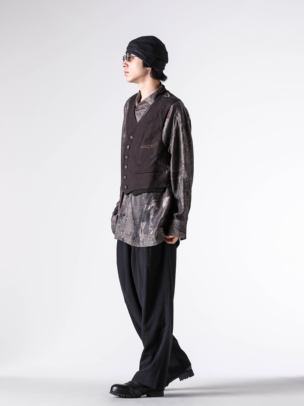ZIGGY CHEN 23SS パッチワークジャケット 48 ZIGGY CHEN 23SS パッチワークブルゾン 50