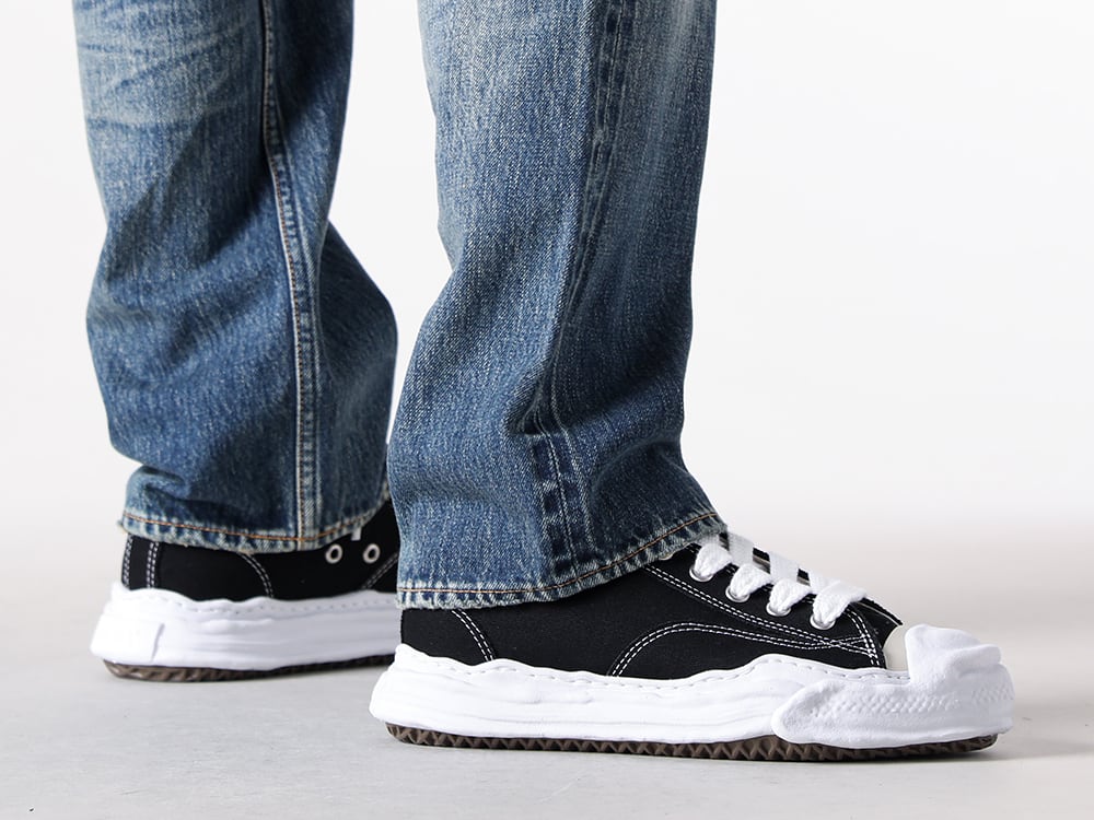 FDMTL - 25AW  - Denim Pants with Sashiko Design   - A05FW702 - HANK original sole canvas Low-Top sneaker 2-006