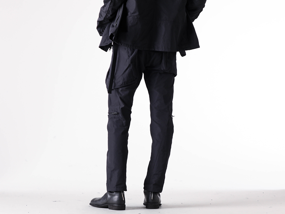 nude:masahiko maruyama - 25-26AW - Pants - SLIM CARGO PANTS （Black） / NU-1863 5-005
