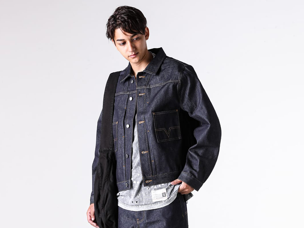 NO MAINTENANCE - 25-26AW - Jacket - HAZE TRUCKER JACKET （RAW BLUE） / NM-0202-BU 1-0013