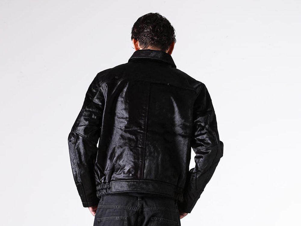 NO MAINTENANCE - 25-26AW - Jacket - AERO LEATHER JACKET （BLACK） / NM-0026-BL 1-006
