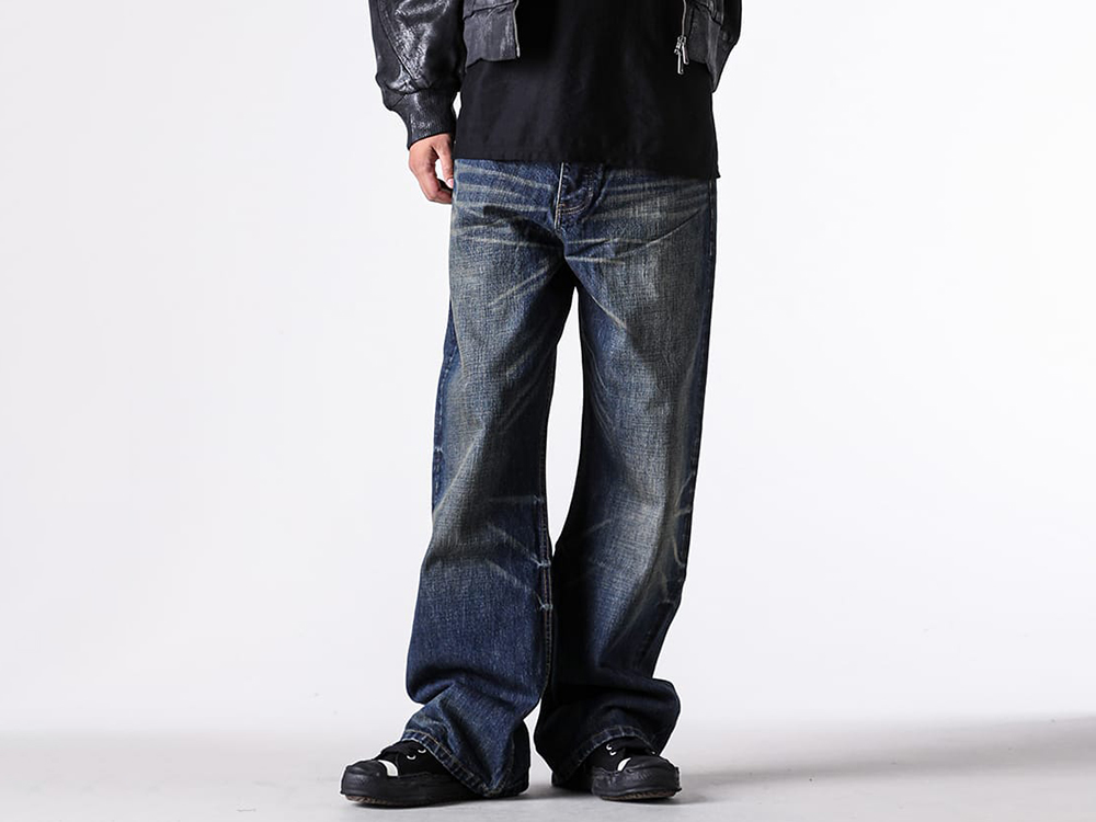 NO MAINTENANCE - 25-26AW  - Pants - JAPANESE BAGGY DENIM （DARK WASH） / NM-0047-DW 2-001