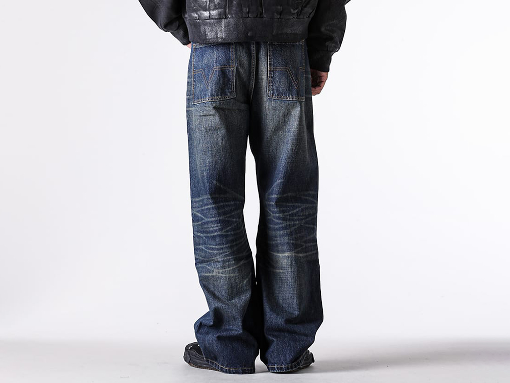 NO MAINTENANCE - 25-26AW  - Pants - JAPANESE BAGGY DENIM （DARK WASH） / NM-0047-DW 2-002