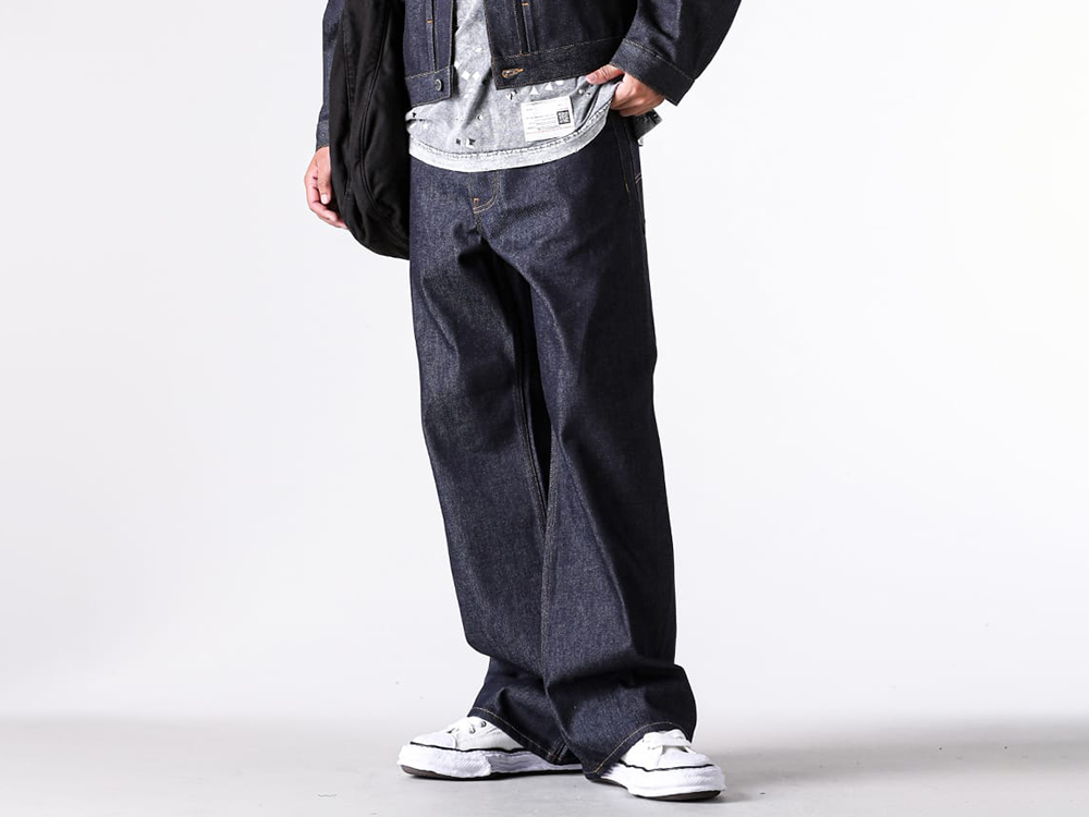 NO MAINTENANCE - 25-26AW  - Pants - BAGGY DENIM （RAW BLUE） / NM-0048-BU 2-005