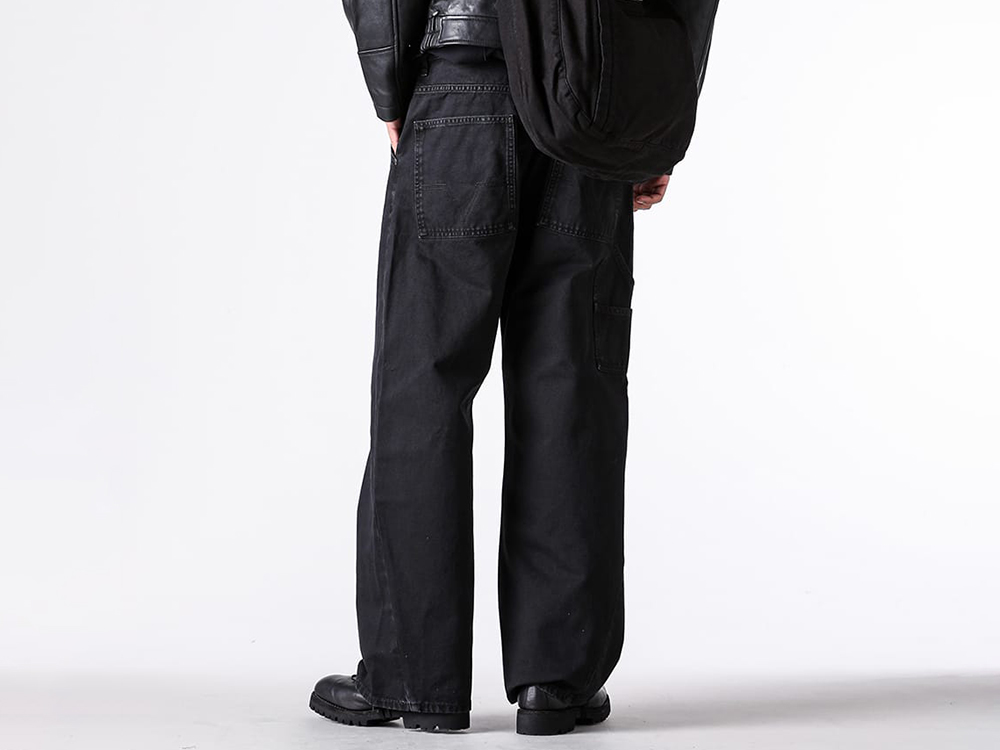 NO MAINTENANCE - 25-26AW  - Pants - TORAI CARPENTER PANTS （WASHED BLACK） / NM-0205-WB 2-008