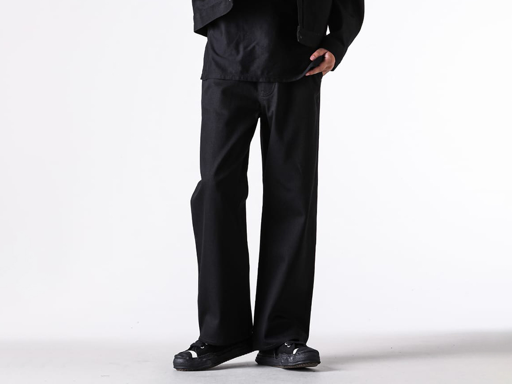 NO MAINTENANCE - 25-26AW  - Pants - TORAI DENIM （RAW ONYX BLACK） / NM-0204-OB 2-009