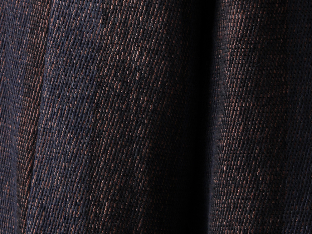 CROMAGNON - 25-26AW  - Cropped trousers with an appealing cylindrical silhouette - Cropped Pants Hand Woven Stripe (CP-HWSCP) - Sneakers Cow Nuback Leather (FW-SHCN) - ISO Knitted Leg Warmers (ISO-042-ACC) 2-006