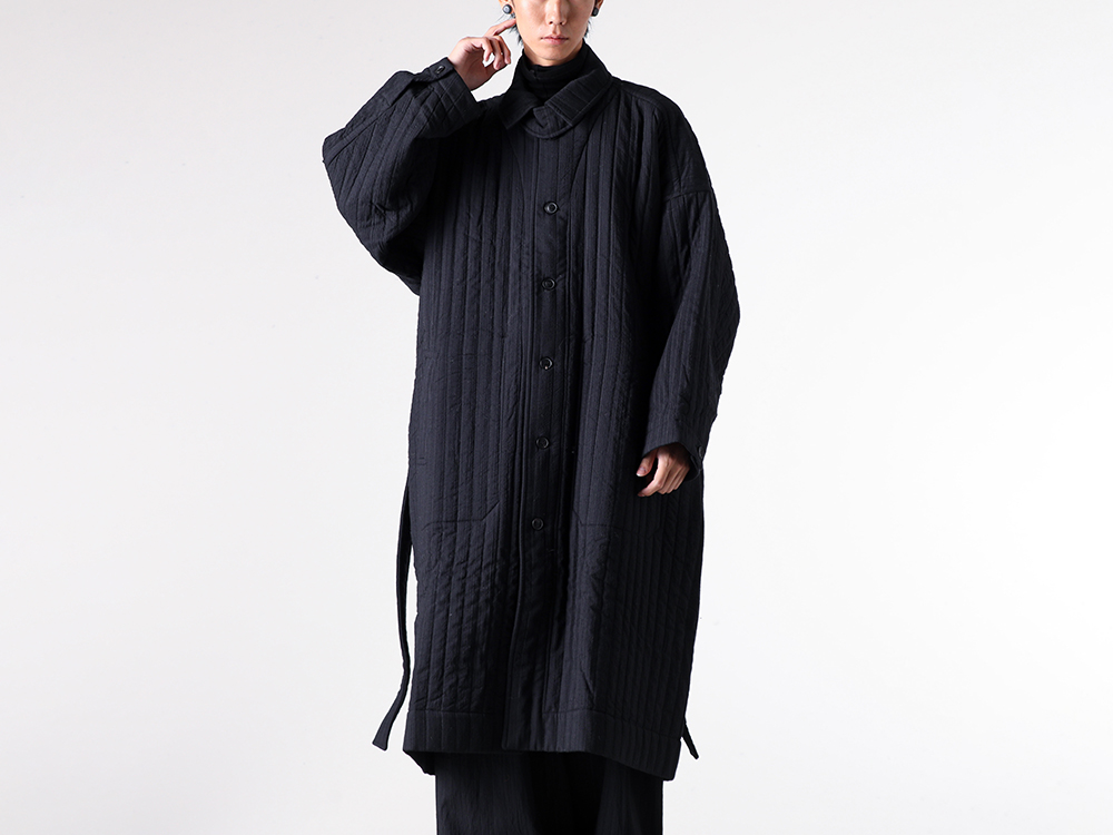 JAN-JANVANESSCHE(ヤンヤンヴァンエシュ) - 25-26AW - コート - LONG COAT （Dark Striped） / COAT#34 1-001