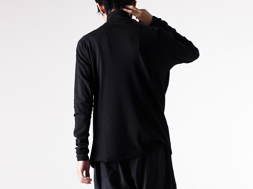JAN-JANVANESSCHE(ヤンヤンヴァンエシュ) - 25-26AW - ニット - REGULAR FIT TURTLE NECK TEE （Black） / TEE#65 3-004