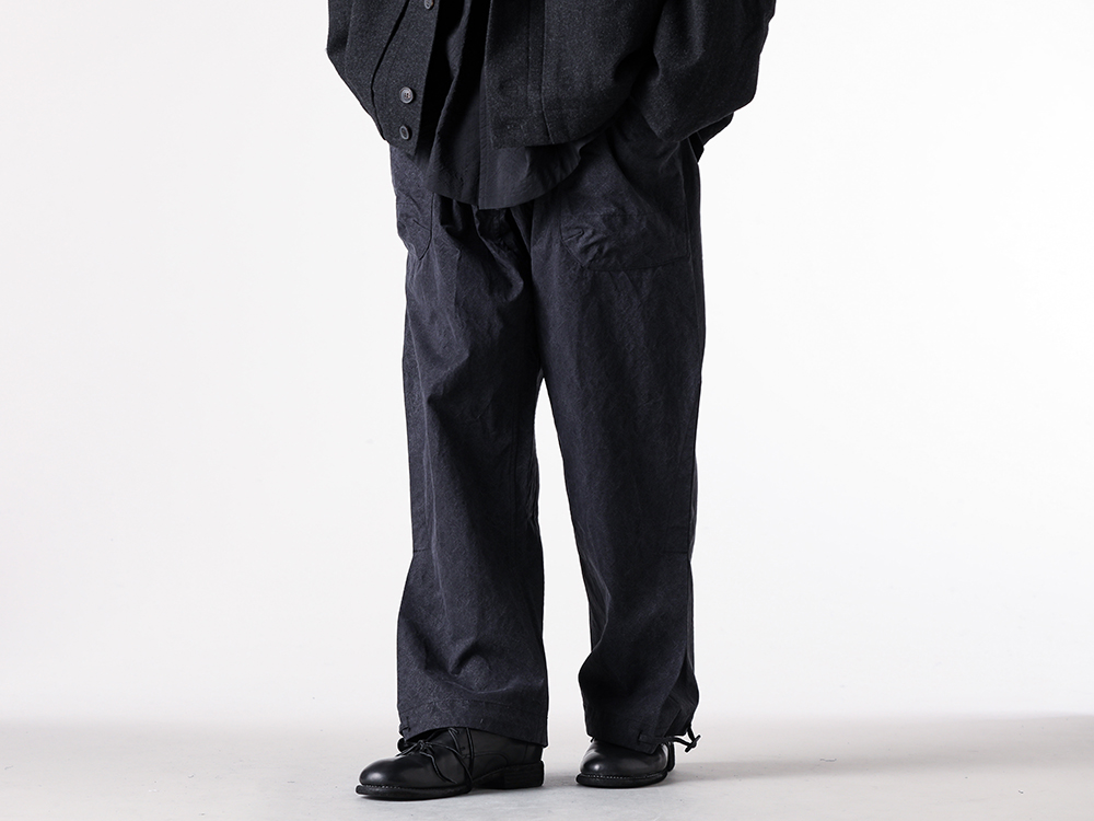 JAN-JANVANESSCHE(ヤンヤンヴァンエシュ) - 25-26AW - パンツ - TROUSERS （Pitch Black） / TROUSERS#89 5-005