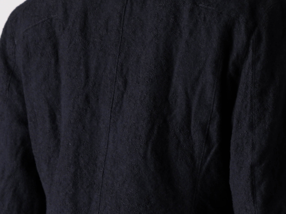 The Viridi-anne(ザ ヴィリディアン) - 25-26AW - アジャスターベルトでシルエットを変えれるジップアップブルゾン - Embroidered Wool Twill Zip-Up Blouson (VI-3897-06) - Down Proof Ball Wash Shirt (VI-3913-02) 1-007