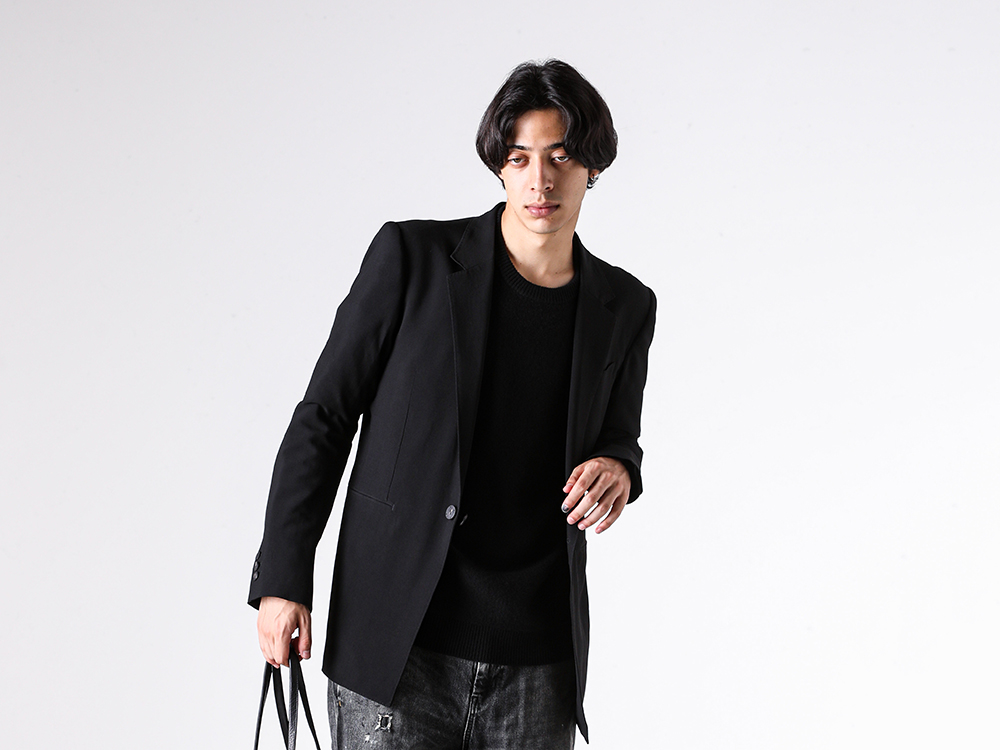 ISO - 25AW スタイリング - 上半身 - JKF-MMCN Jacket Shrink-proof Wool - CK-NCRPO Nepal Cashmere Knit Sweater 1-001