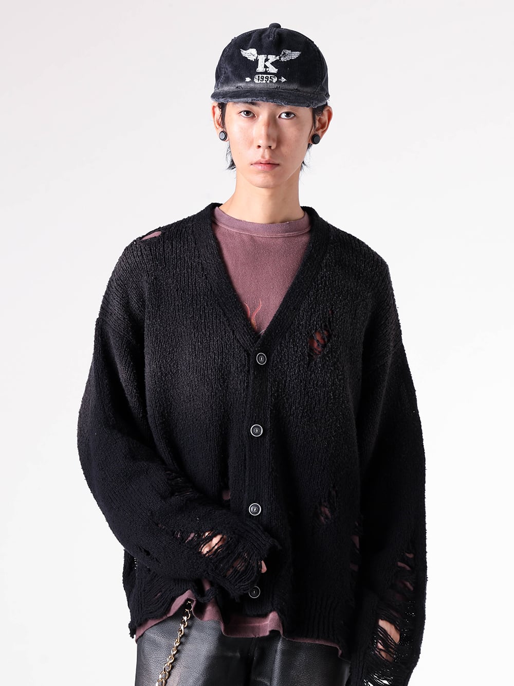 KAMIYA 25-26AW ヴィンテージライク カーディガン ストリート