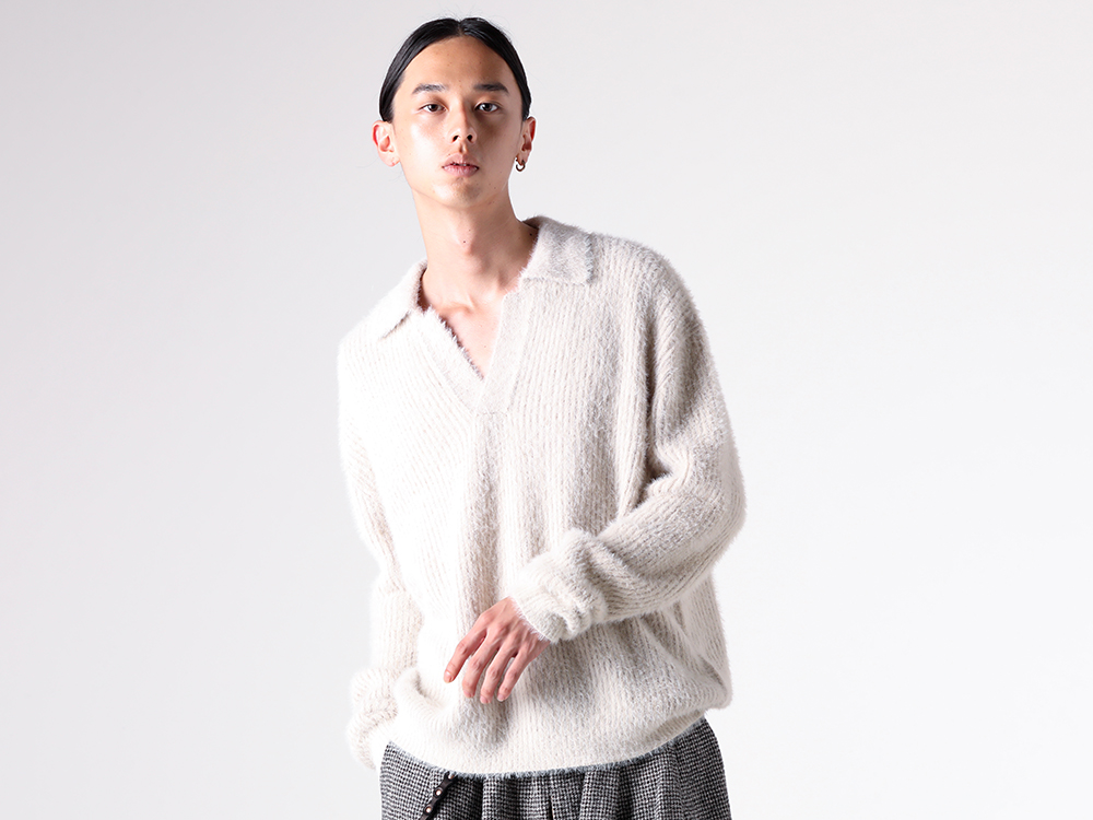 UMA WANG - 25-26AW - Upper body - JAPE JKT (W5/M/UM6547) - POLO TOP (W5/M/UK7584) 1-007