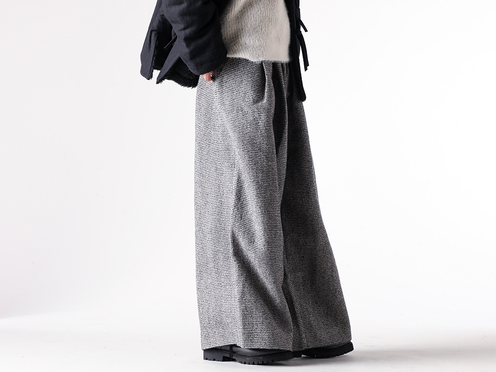 UMA WANG - 25-26AW - Lower body - POETIC PANTS (W5/M/UM3521) - Norwegian Welted Derby Shoes Vibram Sole (792VX) 2-003