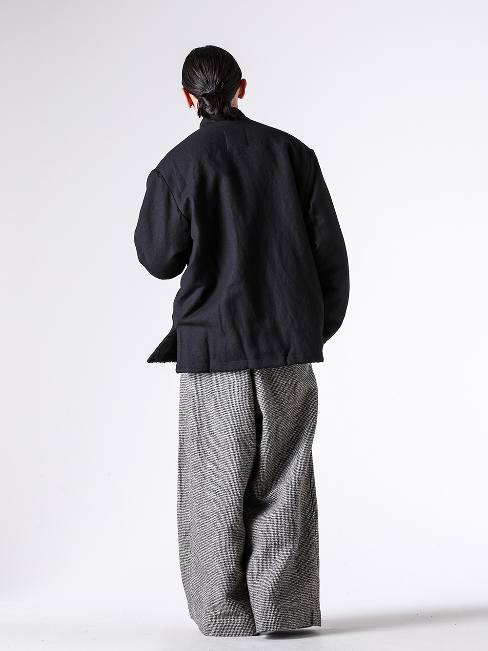 UMA WANG - 25-26AW - Full coordination photo gallery - JAPE JKT (W5/M/UM6547) - POLO TOP (W5/M/UK7584) - POETIC PANTS (W5/M/UM3521) - Norwegian Welted Derby Shoes Vibram Sole (792VX) 3-005