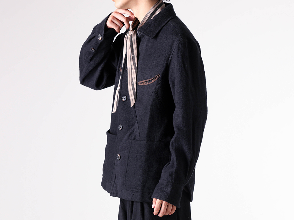 ZIGGY CHEN 25-26AW パッチワークジャケット 2タックパンツ