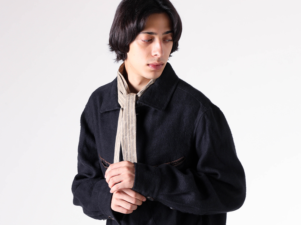 ZIGGY CHEN 25-26AW パッチワークジャケット 2タックパンツ