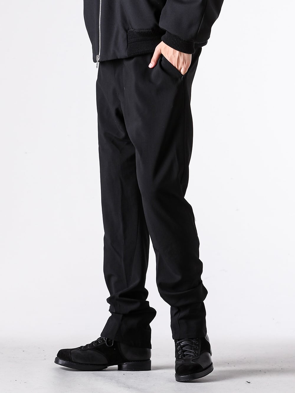 CROMAGNON - 25AW  - DEVOAの定番アナトミカルスリムパンツ - PTJ-SPWS - Slim Pants Shrink-proof Wool - FW-ASPBB - ASP × DEVOA Hand Made BootsASP × DEVOA Hand Made Boots 2-002