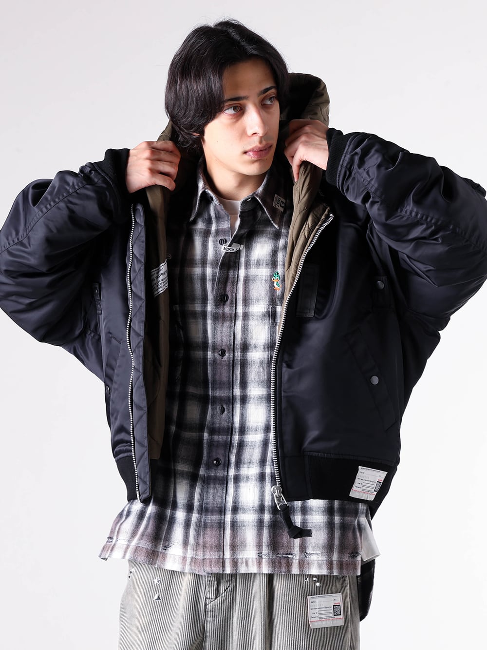 【Maison MIHARA YASUHIRO】パデッドボンバージャケット Maison MIHARA YASUHIRO】パデッドボンバージャケット