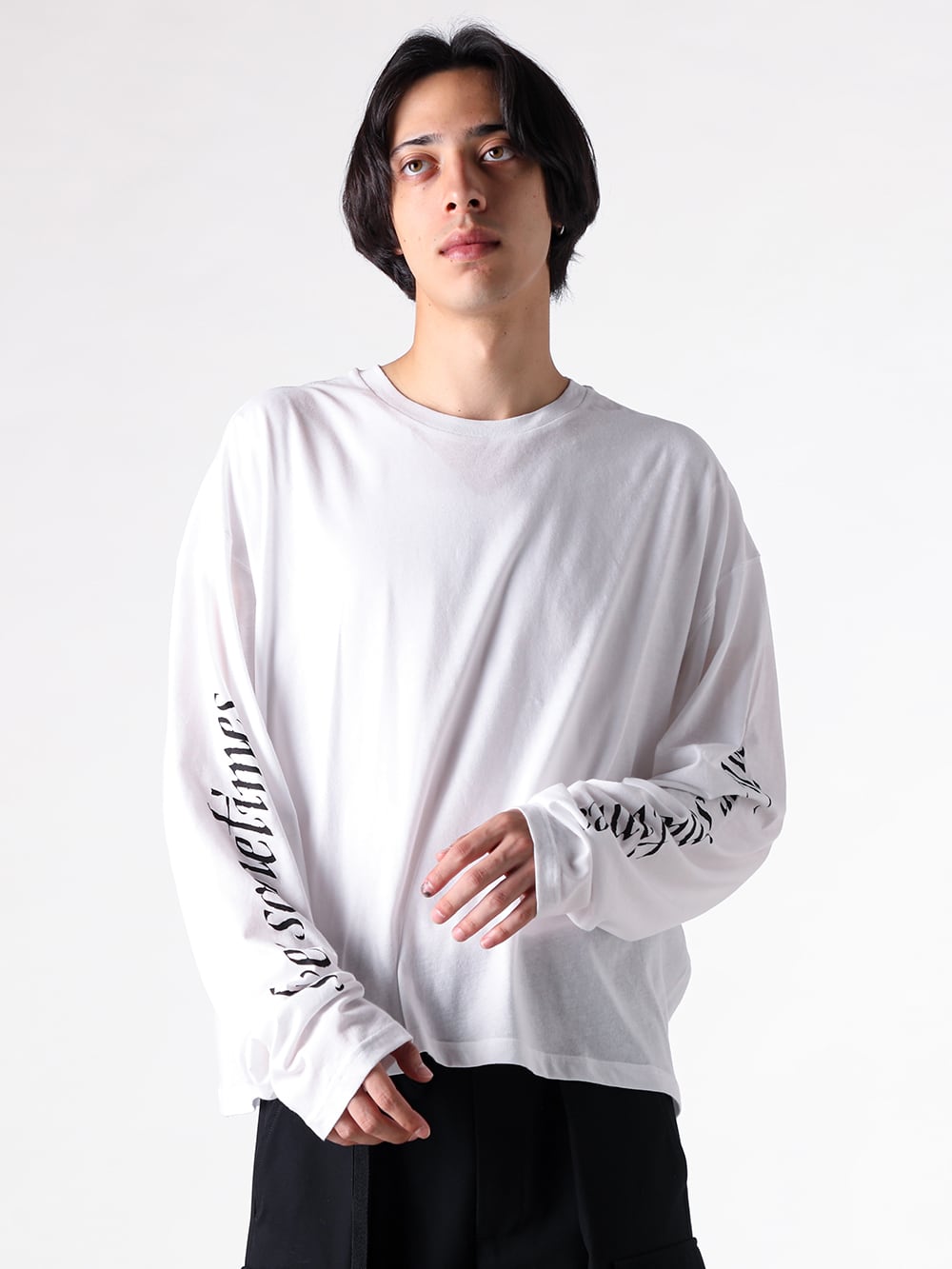 ANN DEMEULEMEESTER レイヤードカシュクールカットソー ANN DEMEULEMEESTER レイヤードカシュクールカットソー