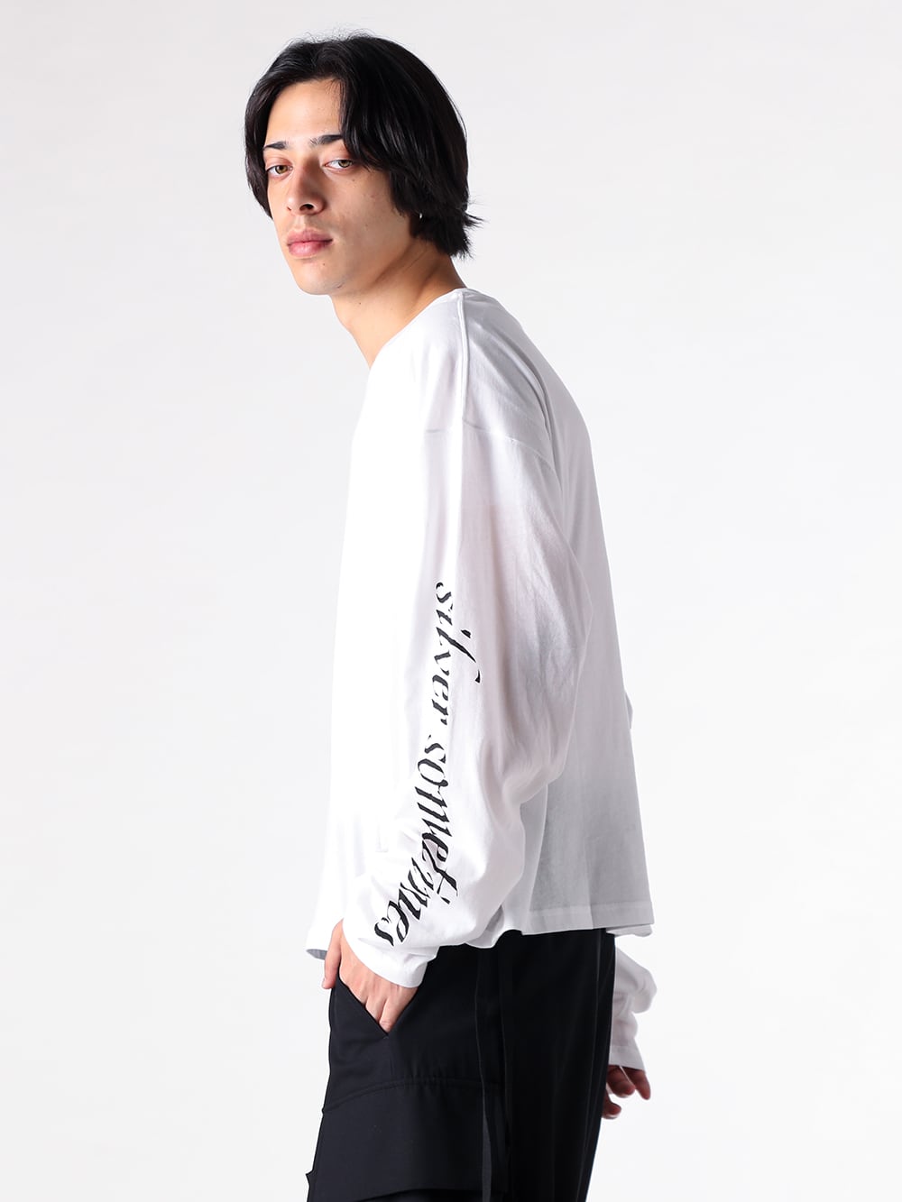 ANN DEMEULEMEESTER 25ss 長袖シャツ Ann Demeulemeester 25-26AW グラフィックTシャツ モード