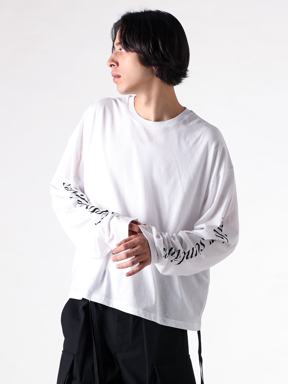 ANN DEMEULEMEESTER 25ss ロンT Ann Demeulemeester 25-26AW グラフィックTシャツ モード