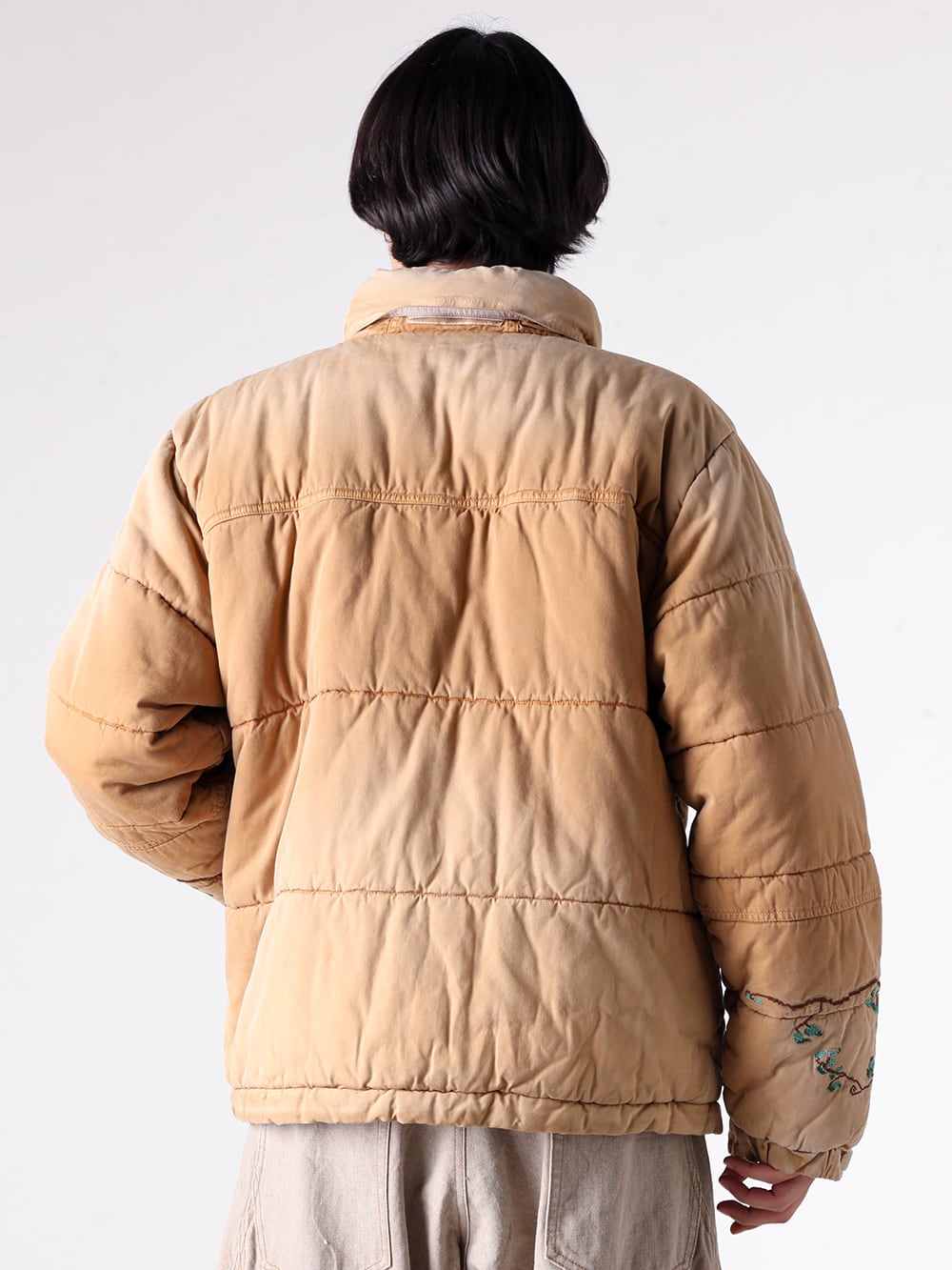 KHOKI 25-26AW 刺繍ダウンジャケット ストリートスタイリング