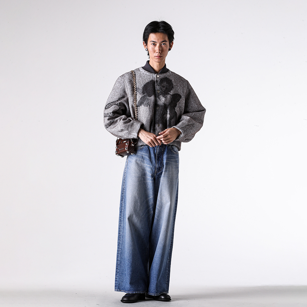 MASU 25-26AW エンジェルボンバージャケット デニムスタイル