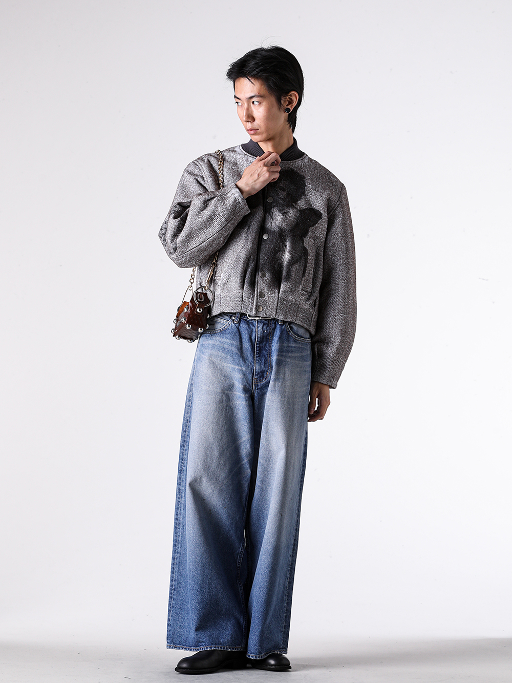 MASU 25-26AW エンジェルボンバージャケット デニムスタイル